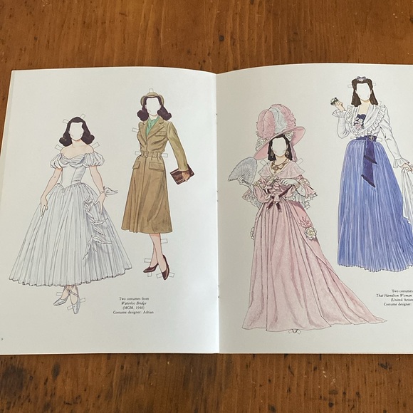 Vintage NWOT Vivian Leigh paper doll book by Tom Tierney Gone With the Wind - Picture 8 of 11